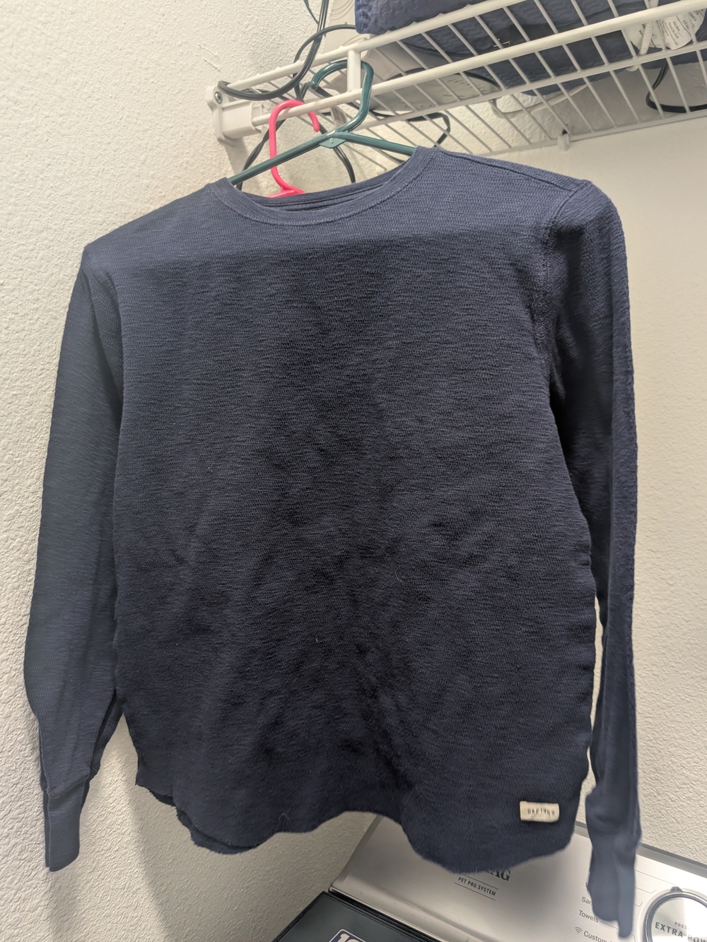 GAP Kids Long-Sleeve Thermal Crew - Navy